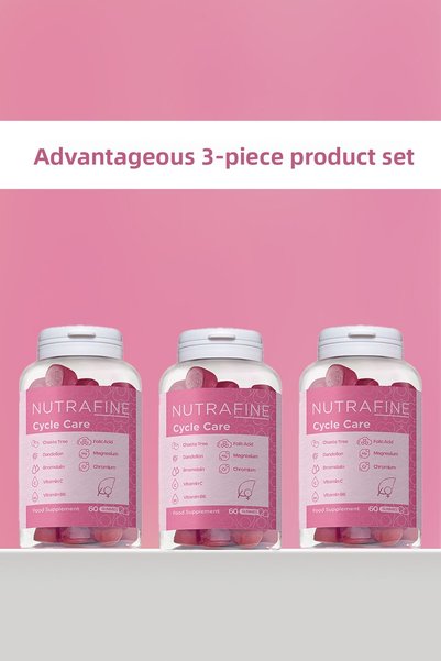 Nutrafine 3-Pack Cycle Care Gummy, Special Formula Chewable Vitamin for Women...