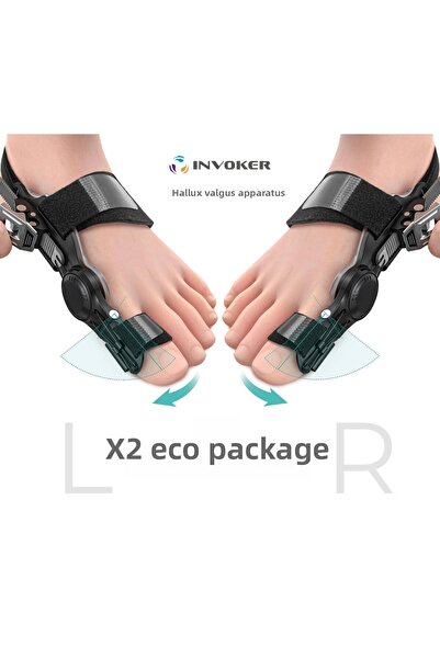 INVOKER Foot Big Toe Bone Curvature Protrusion Corrector Apparatus Night Spli...