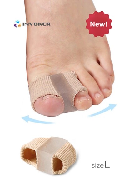 INVOKER Foot Big Toe Bone Curvature Corrector Hallux Valgus Finger Protector ...