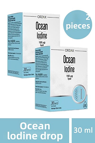 Orzax Ocean Iodine Drops - 30 Ml, 2 Pcs
