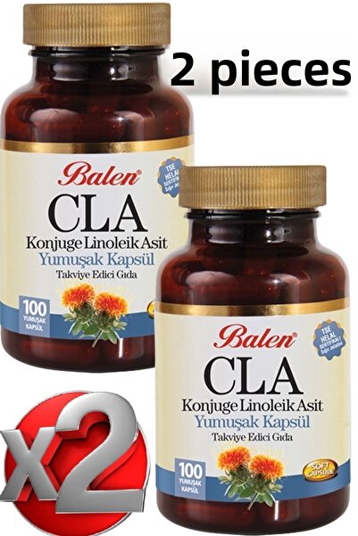 Balen 2 قطعة كبسولات CLA (حمض اللينوليك المشترك) الناعمة
