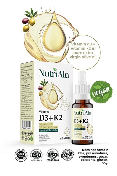 NutriAla Vitamin D3 K2 20 ml