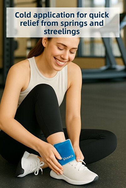 Vanaca Grup 5 Cold and Hot Compresson Gel Ice Packs - 13cm x 13cm