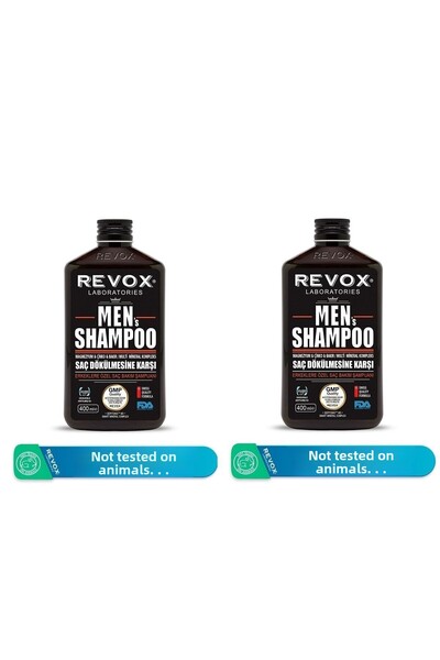 Revox Men's Special Hair Care Shampoo 400 ml Set of 2