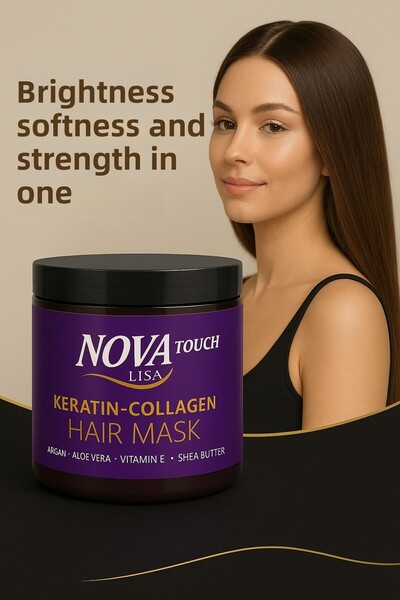 Nova Lisa Keratin + Collagen Hair Mask 500 ml