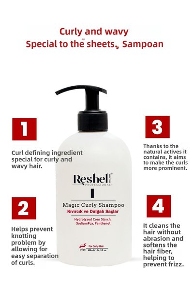 Reshell 500 ml Curl Defining Curly Hair Shampoo