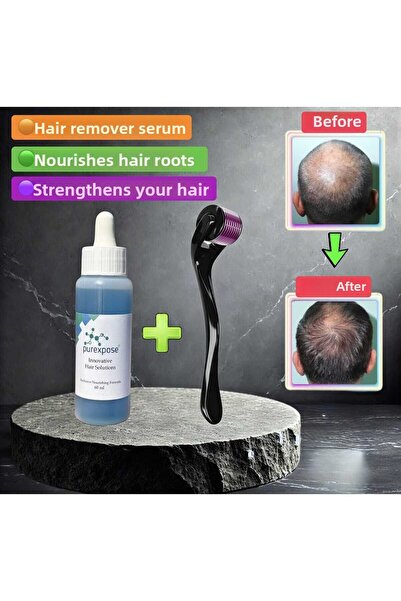 Purexpose مصل الشعر - لوشن مغذي ومرطب للمساعدة في إزالة الشعر 1 ديرمارولر