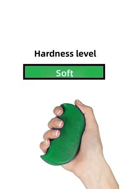 ZEYSAN جهاز ضغط السيليكون الأخضر - تمرين اليد والعلاج الطبيعي القوي