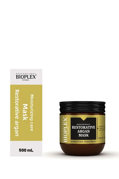 Bioplex Argan Repairing Hair Care Mask - 500 ml Special Formula