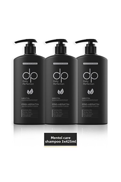dp Daily Perfection Menthol Shampoo 425 ml X 3 Pieces