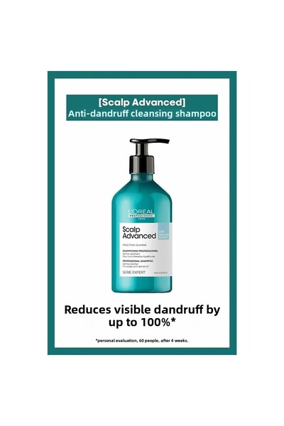 L'oreal Professionnel شامبو نباتي متطور مضاد للقشرة من Expert Scalp - لجميع أ...