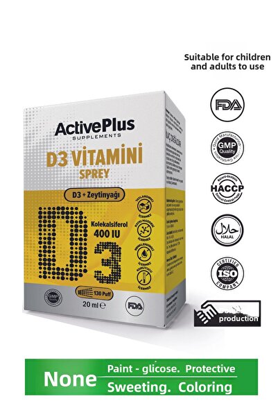 ActiveBee Supplements أكتيف بلس د فيتامين د 20 مل 400 وحدة دولية