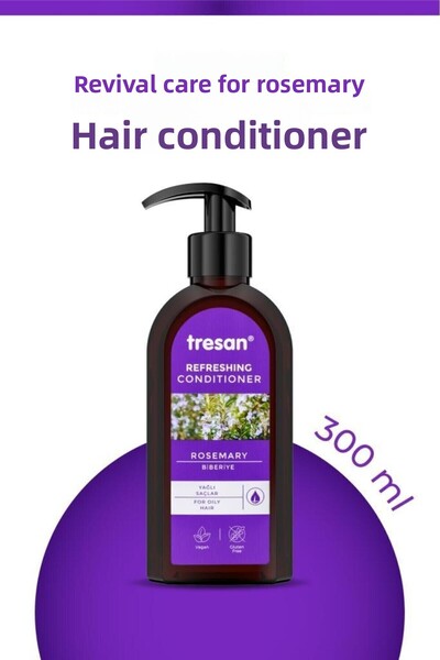 Tresan Rosemary Revitalizing Care Conditioner – Oily and Lifeless Hair (300 ml)