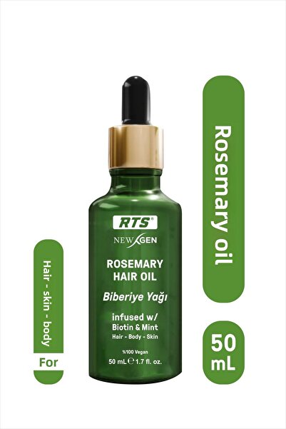 RTSTech زيت إكليل الجبل 50 مل بيوتين كومبلكسي، مصل العناية بالشعر للشعر التالف