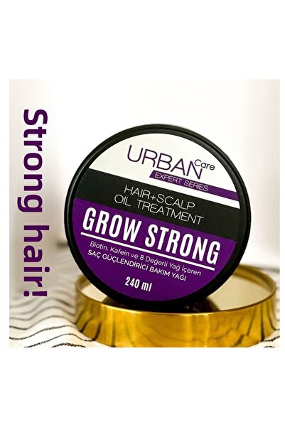 Urban Care زيت العناية بالشعر الفائق المقوي 240 مل من Grow Strong للشعر الضعي...