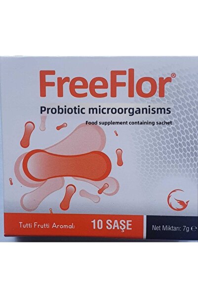 ankapharma المكملات الغذائية - فريفلور 10 كبسولات تحتوي على كائنات حية بروبيوتيك