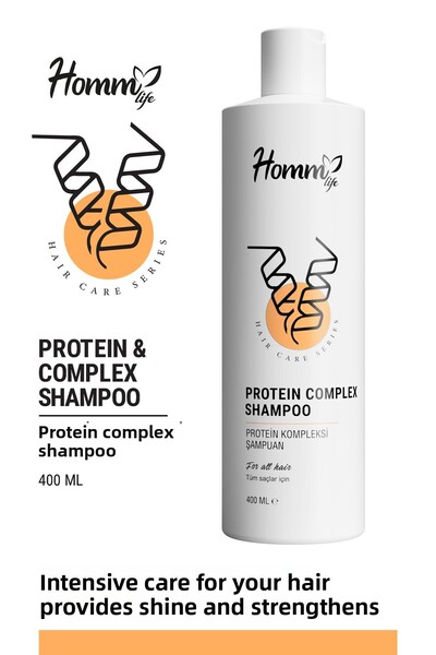 Homm Life شامبو بروتين كومبلكس 400 مل