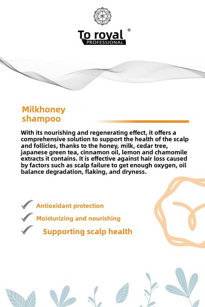 royale professional Hair Mayonnaise-Milk Honey Shampoo - Hair Mayonnaise-Shampoo