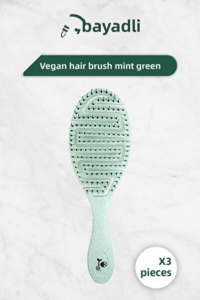 nascita Perie de păr tridimensională Vegan Mint Green 5846 x 3 bucăți
