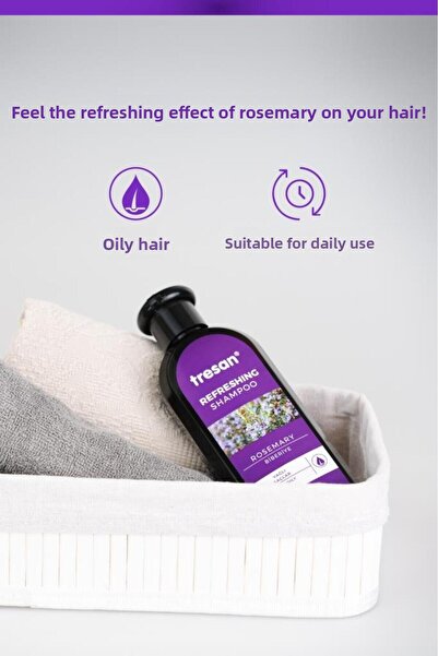 Tresan Rosemary Revitalizing Care Shampoo 300 ml and Rosemary Hair Tonic 125 ml