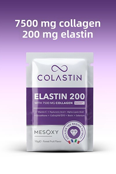 Colastin 7500 Mg Collagen 200 Mg Elastin 30 Powder Sachet |   Easy and Soft Drinking
