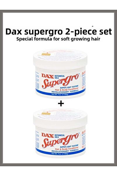 Dax Supergro 198 G - زيت خاص للعناية بالشعر لنمو الشعر البطيء × مجموعة مكونة ...