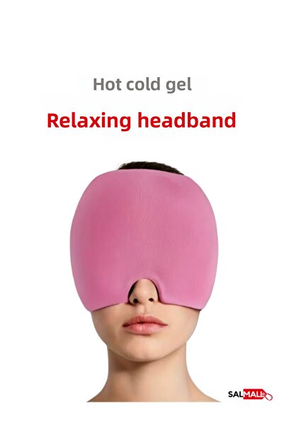 SalMall Migraine Hat Relaxing Headband Relaxing Hot Cold Compress