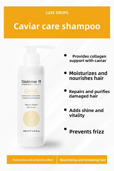 Sistéme 11 Sisteme 11 Caviar Hair Care Shampoo 250 ml