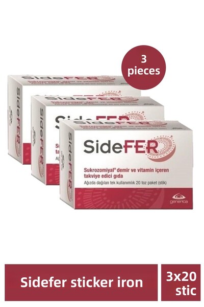 Sidefer 3 Pieces 20 Sticks
