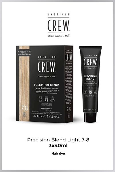 American Crew Amestecul de precizie Light 3x40 ml