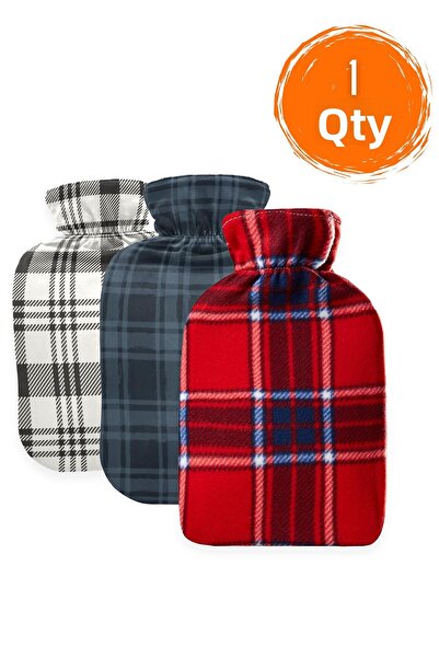 afifehome Hot Water Bag with Fleece Cover Washable Throat Neck Head Warmer Pad Hot Water Bag