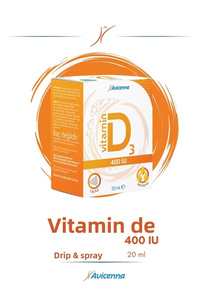 Avicenna Vitamin D3 - 400 Iu - 20 ml - Kids