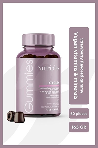 Farmasi Nutriplus Cycle Gummy بنكهة الفراولة والليمون 60 قطعة
