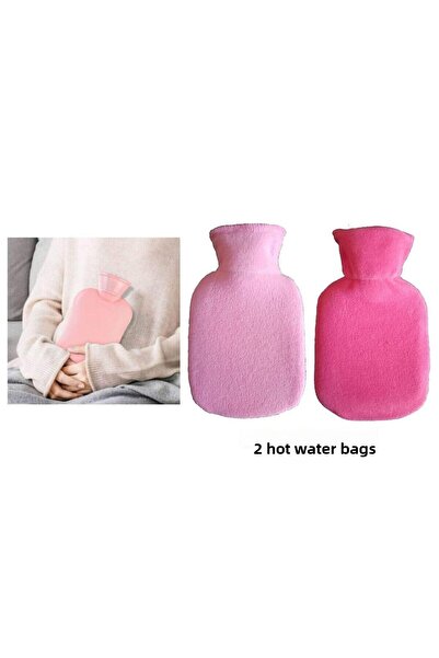Bosphorus Warm Water Bag 2 Pcs, Pink 23X15X2Cm 250 ml