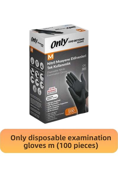 Store Only Evo Beyond Glove Nitrile Black Powder Free Examination Gloves 100 Pk m - Medium - Medium