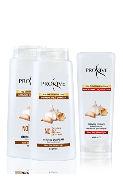 PROXİVE شامبو الثوم بروكسيف 650 م + 400 م - خالي من الأملاح، خالي من البارابي...
