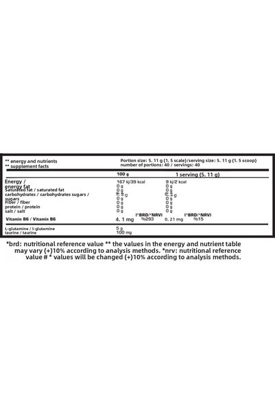 BPN Best Plus Nutrition Eco Beta L- Glutamine 204.4 Gr