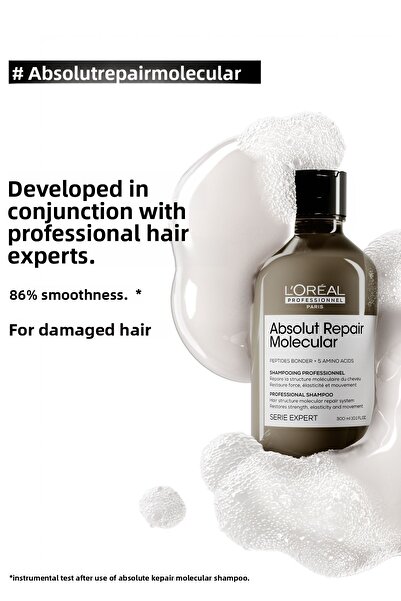L'oreal Professionnel Expert Absolut Repair Molecular - Damasc Purificant pentru toate tipurile de păr deteriorat