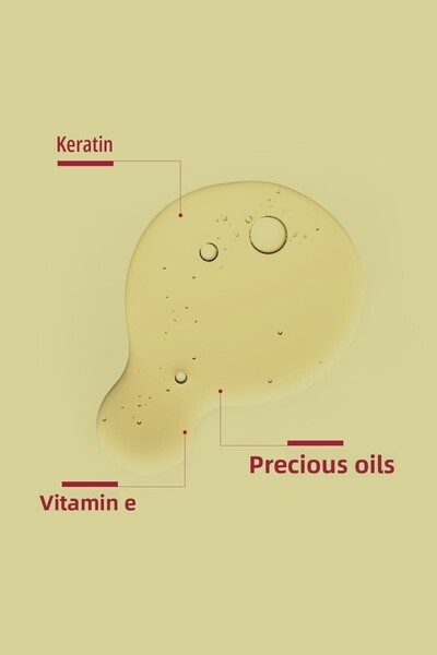Dermoten Hair Care Oil with Keratin and Vitamin E for Repair 150 ml