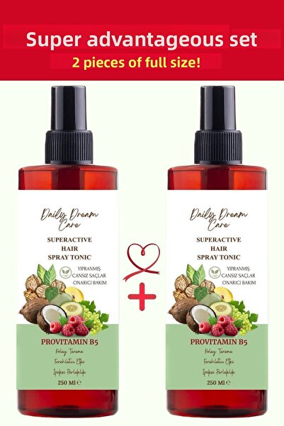 True Bee مجموعة تونيك مكونة من قطعتين - للشعر