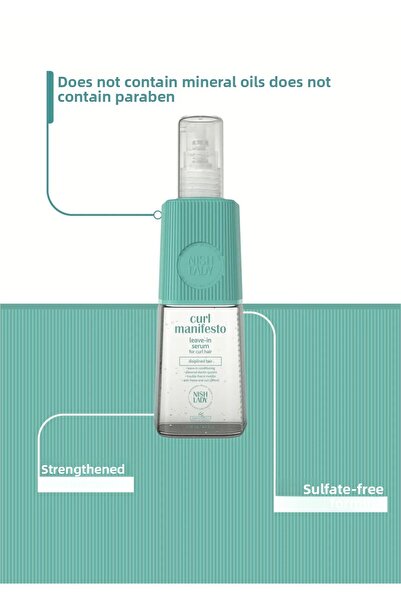 NISHLADY Curl Manifesto Serum for Curly Hair - Curl and Defining, 100ML