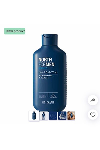 Oriflame North for Men Subzero New Hair and Body Shampoo