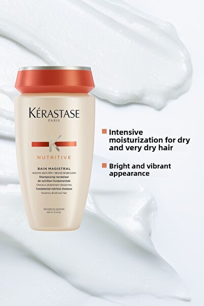 Kerastase Nutritive Bain Magistral Intensive Moisturizing Nourishing Shampoo For Extremely Dry Hair 250ml