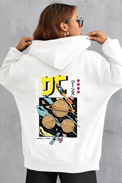 uyguntarz Unisex φούτερ με στάμπα Tokoyaki