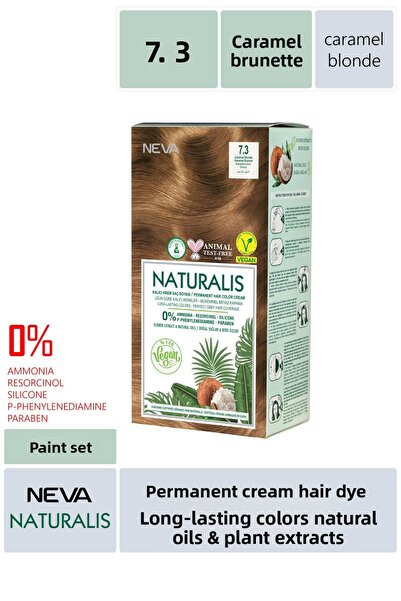 NEVA KOZMETİK Βαφή Μαλλιών Naturalis 7.3 Καραμέλα Καστανόξανθο 100% Vegan