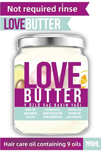 LOVE BUTTER Hair Care Oil Hair Nourishing and Strengthening Hair Mask 190ml