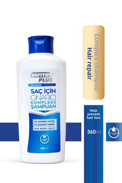 Softto Plus Strengthening and Restorative Shampoo for Hair Stronger Growth El...