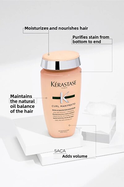 Kerastase 115ktk- شامبو الشعر المجعد المضاد للتجعيد - لتحديد الشعر المجعد 250...