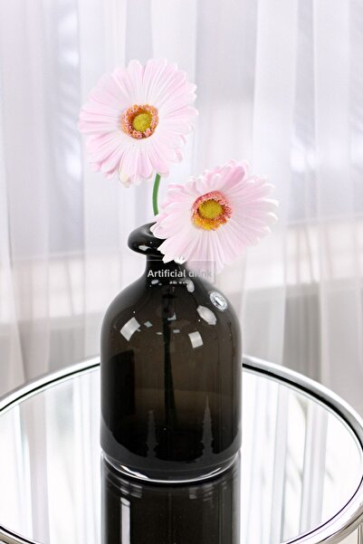 Yapay Çiçek Deposu زهرة صناعية مكونة من قطعتين جرbera مبللة مقاس 30 سم باللون...