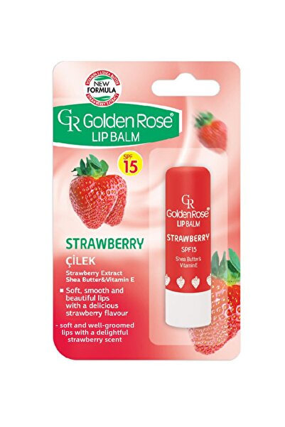 Golden Rose 2 Pcs Lip Balm Strawberry Spf15